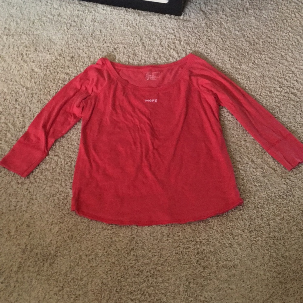 AE Hope 3/4 length sleeve tee